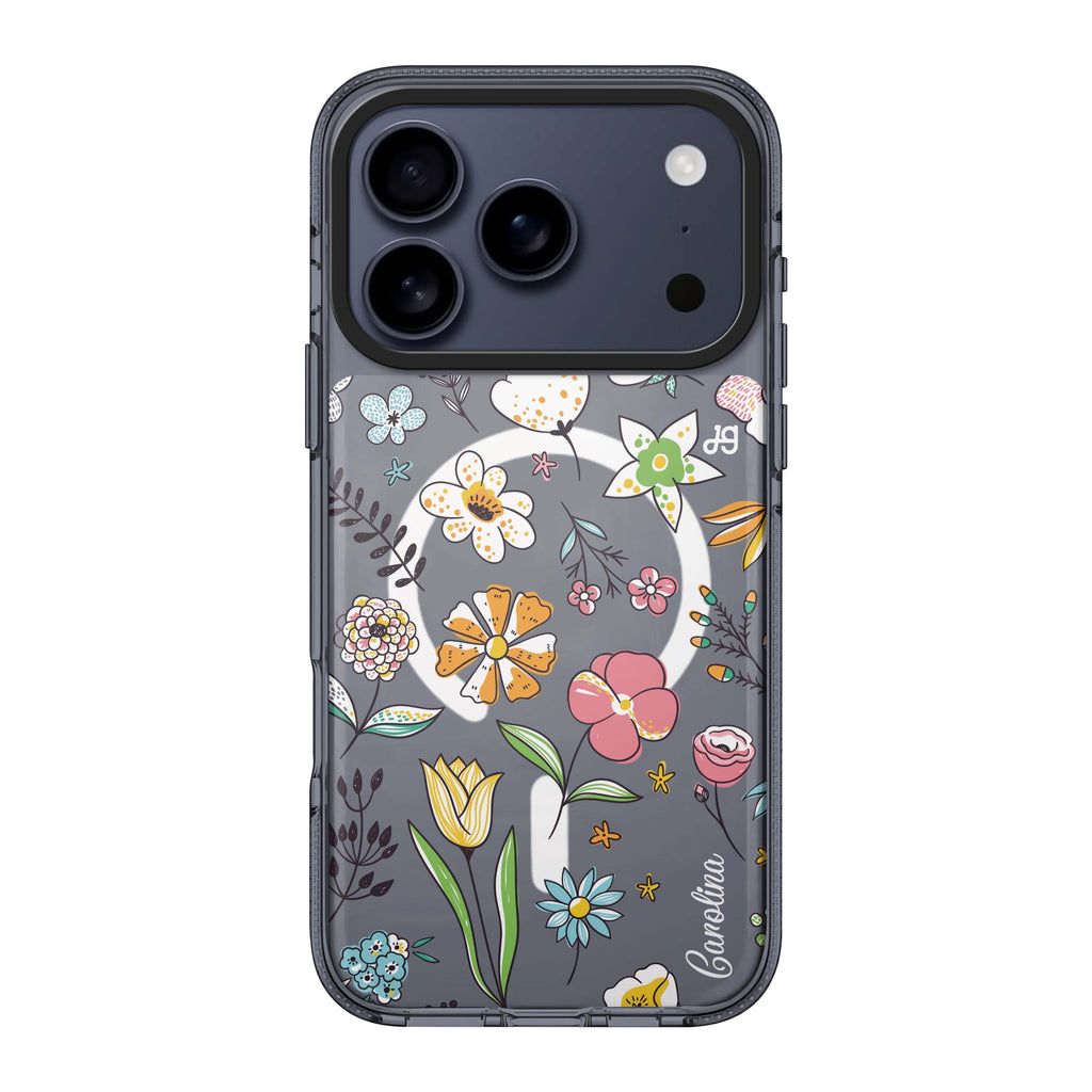 Spring Moment iPhone 17 Pro Max MagSafe 水晶透明保護殼 文字設計設計 可自訂名字 圖1