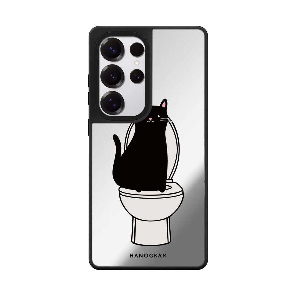 Toilet Cat 鏡面手機殼