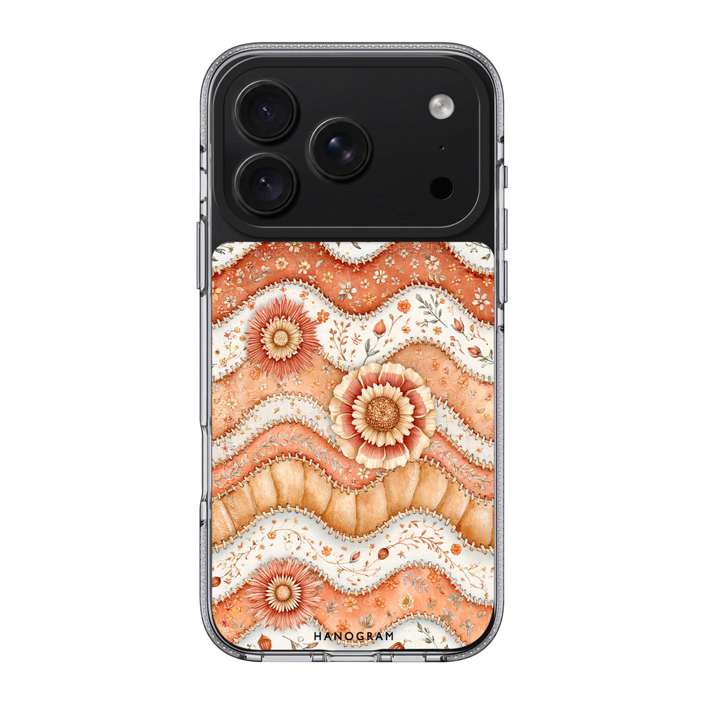 Apricot Petal Quilt 水晶透明保護殼