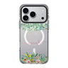 Floral Imagination iPhone 17 Pro Max MagSafe 水晶透明保護殼 花卉圖案設計 可自訂名字及字色 圖1