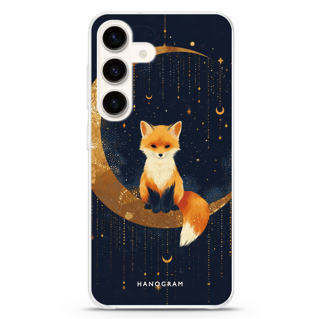 Moon Fox Samsung Galaxy S26/S25/S24 水晶透明保護殼正面展示