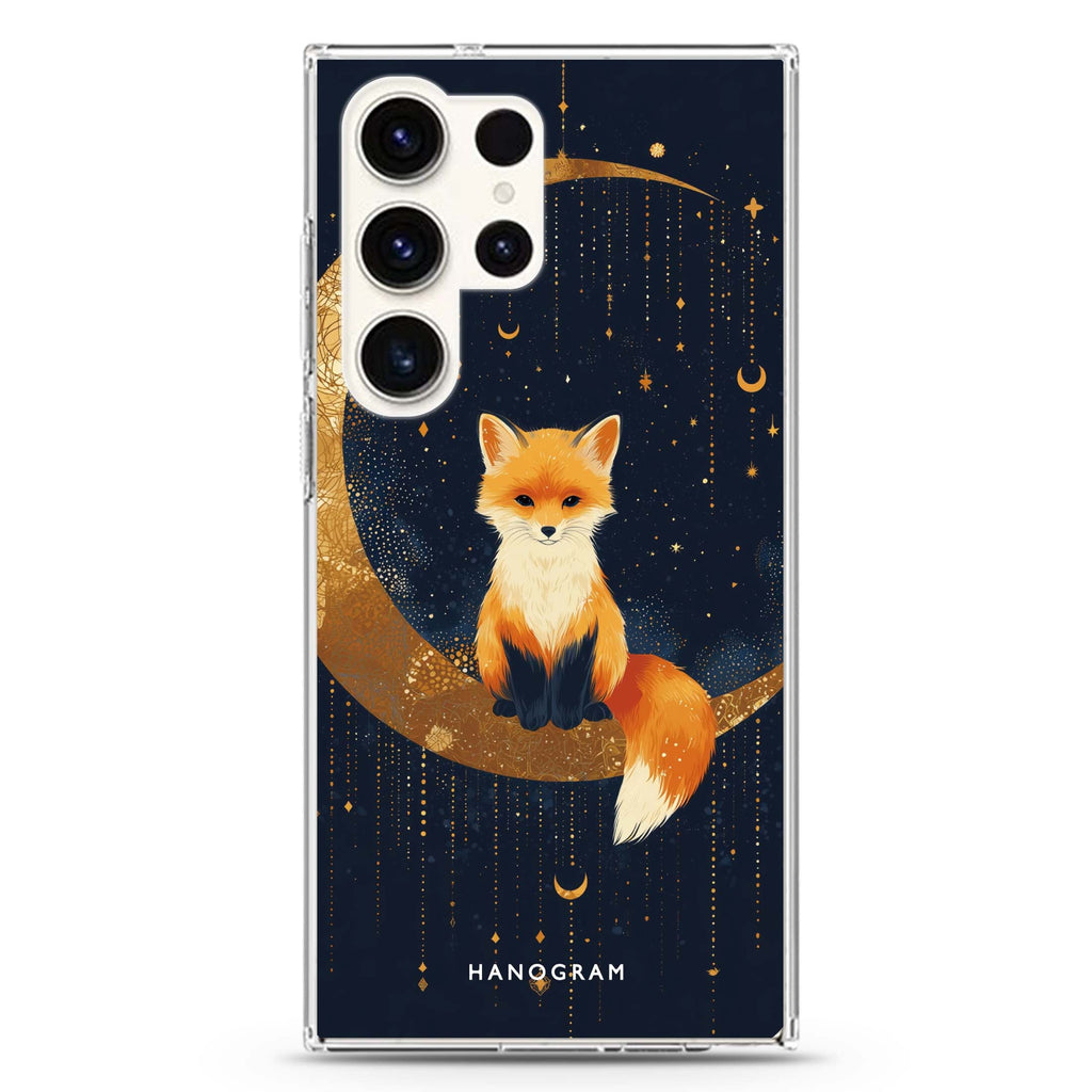 Moon Fox Samsung Galaxy Ultra 透明保護殼，適用 S26/S25/S24/S23 Ultra，圖1