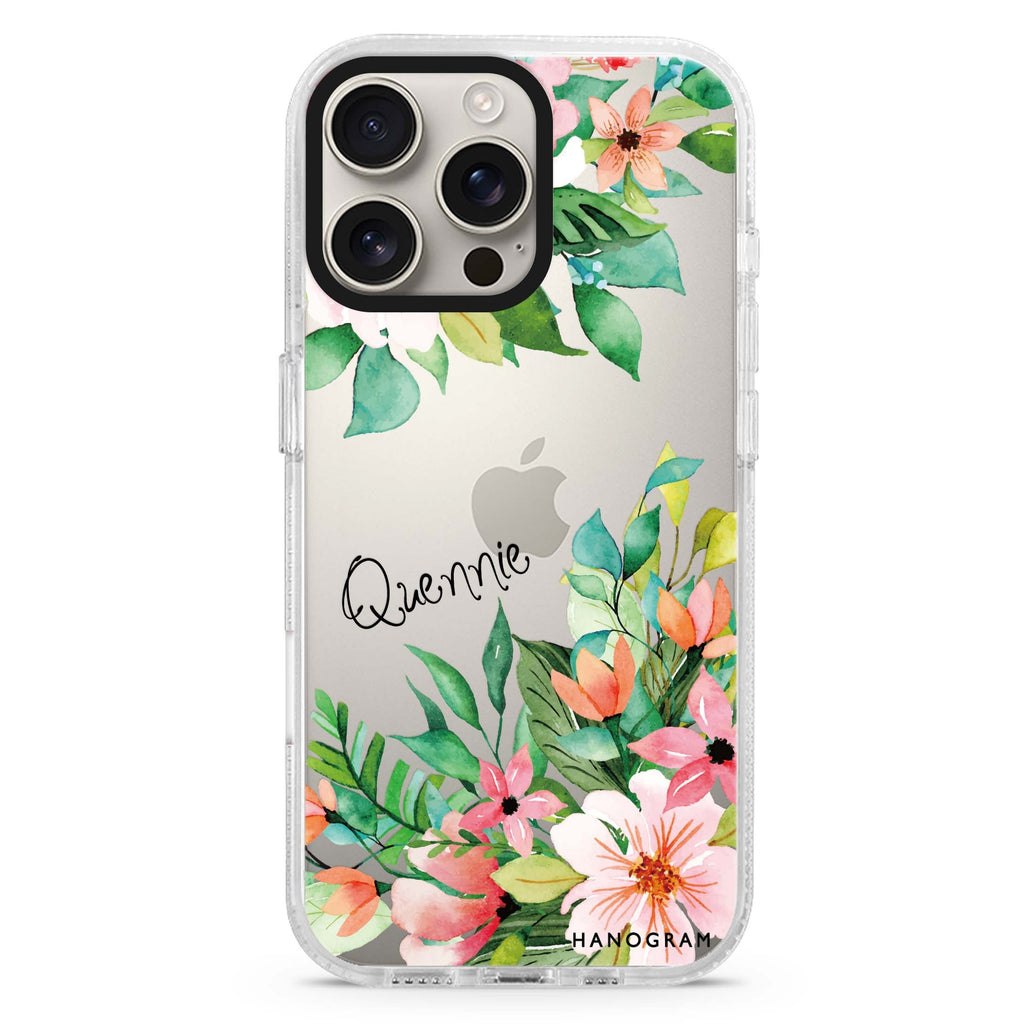 Flower Inspiration iPhone 16 Pro & 16 Pro Max Case - Personalized and Stylish Protection