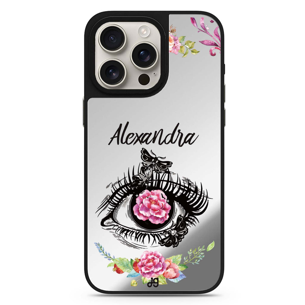 Flower in Eye 鏡面手機殼