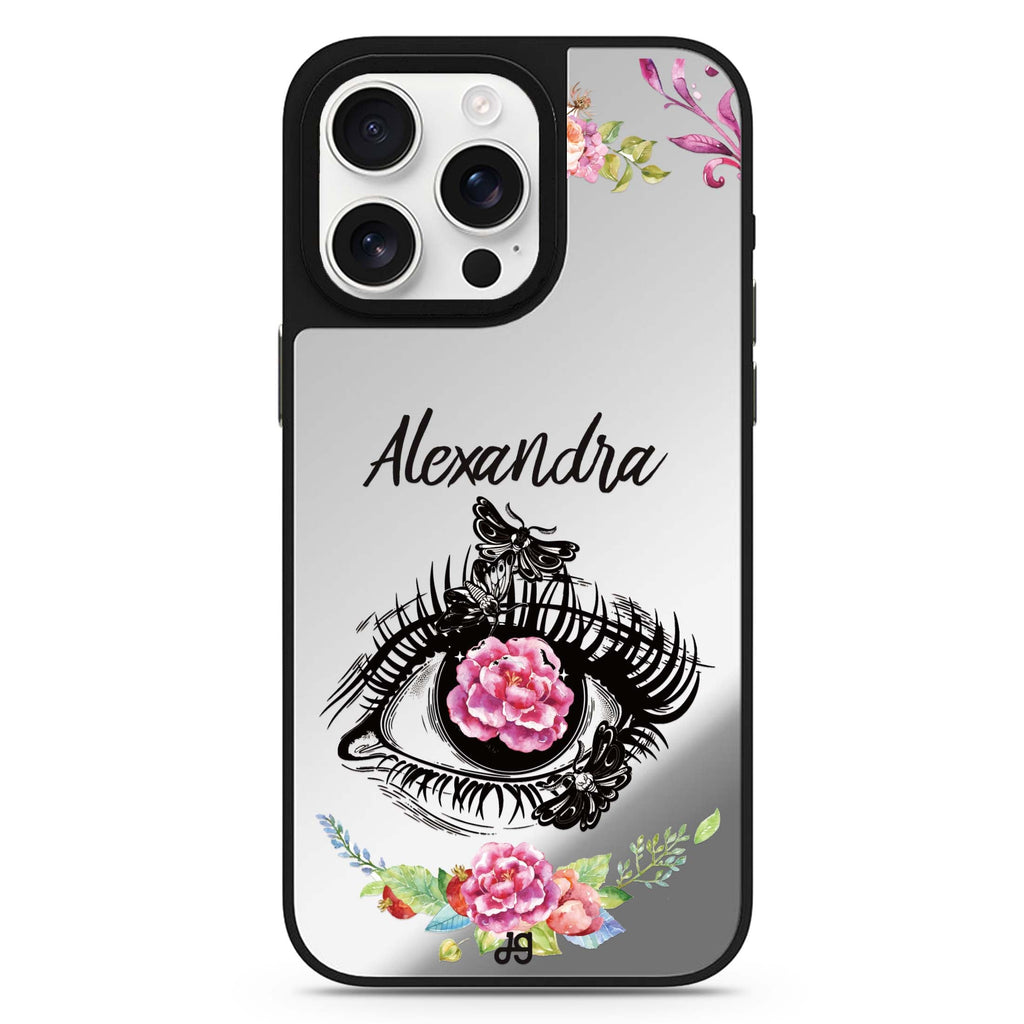 Flower in Eye 鏡面手機殼