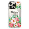 Floral Life Magsafe 兼容水晶透明保護殼