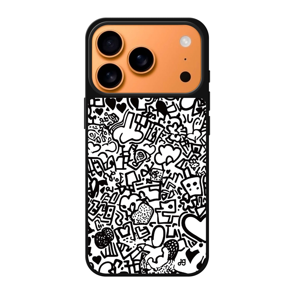 Love Lines 愛心 iPhone 17 Pro Max 鏡面手機殼主圖