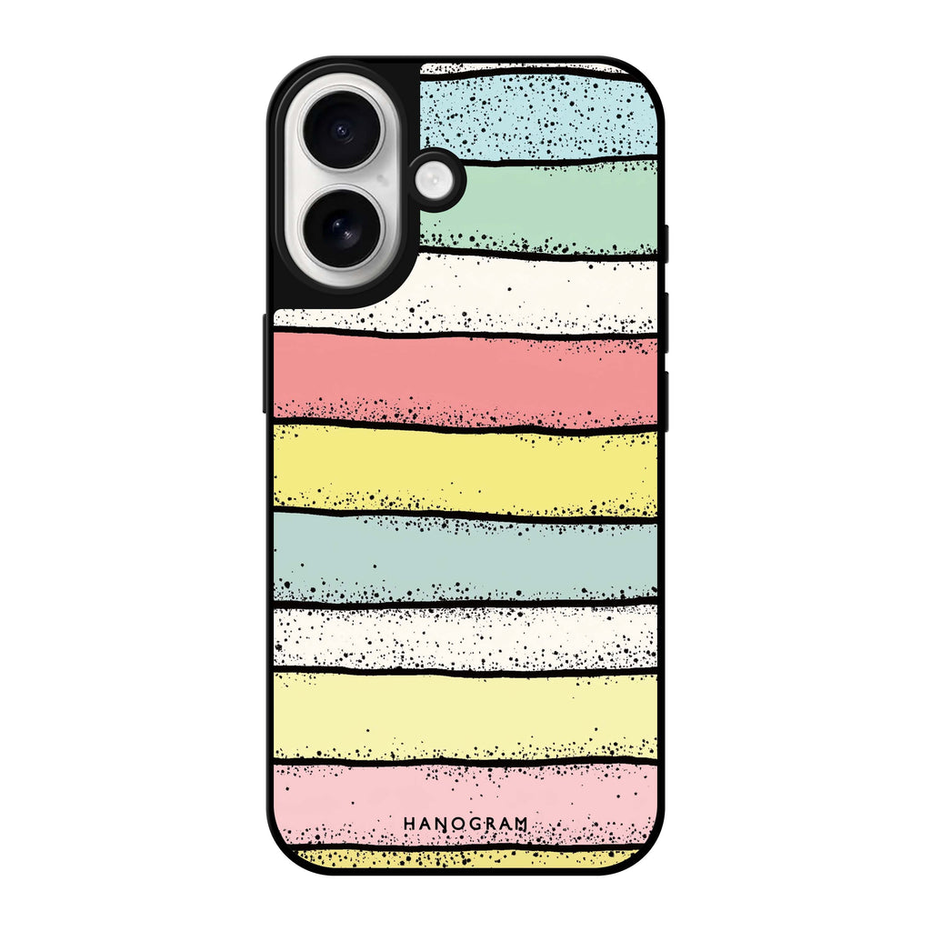 Glitter Stripe Charm 鏡面手機殼