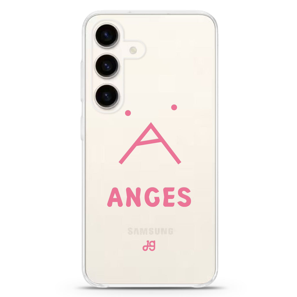 Visage Monogram Samsung Galaxy S26/S25/S24 水晶透明保護殼正面展示