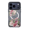 Beautiful Flowers iPhone 17 Pro Max MagSafe 水晶透明保護殼 花卉圖案設計 可自訂名字及字色 圖1