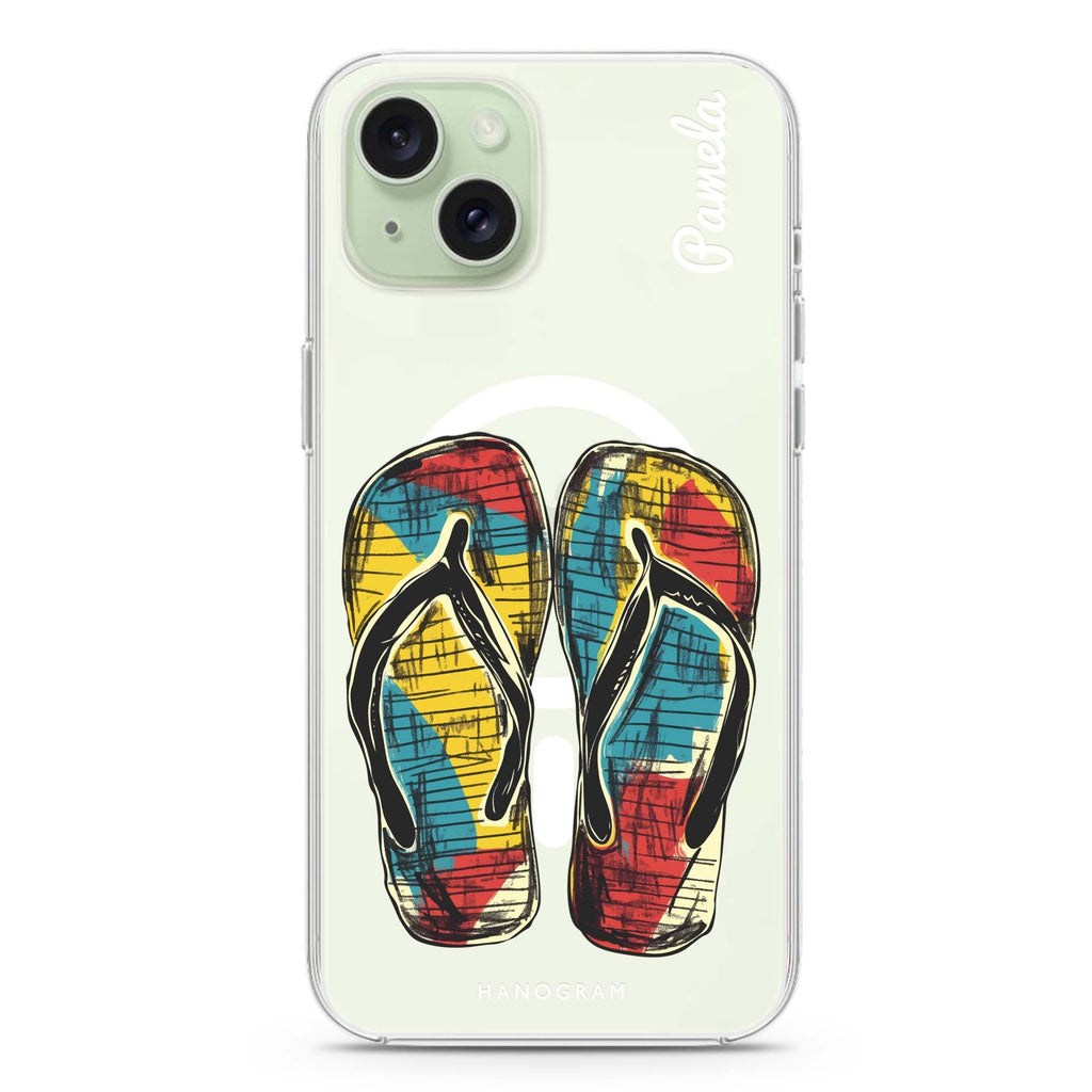 Sunny Steps iPhone 15 Plus Magsafe 兼容水晶透明保護殼