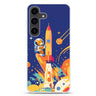 Surfing the Stars Samsung Galaxy S26/S25/S24 水晶透明保護殼正面展示