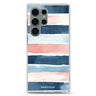 Seabreeze Stripes Samsung Galaxy Ultra 透明保護殼，適用 S26/S25/S24/S23 Ultra，圖1