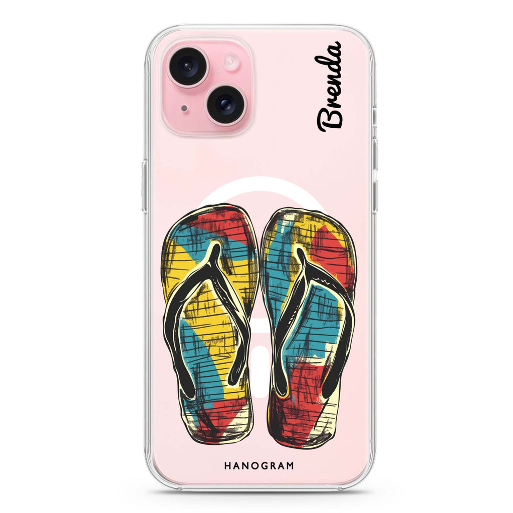 Sunny Steps iPhone 15 Magsafe 兼容水晶透明保護殼