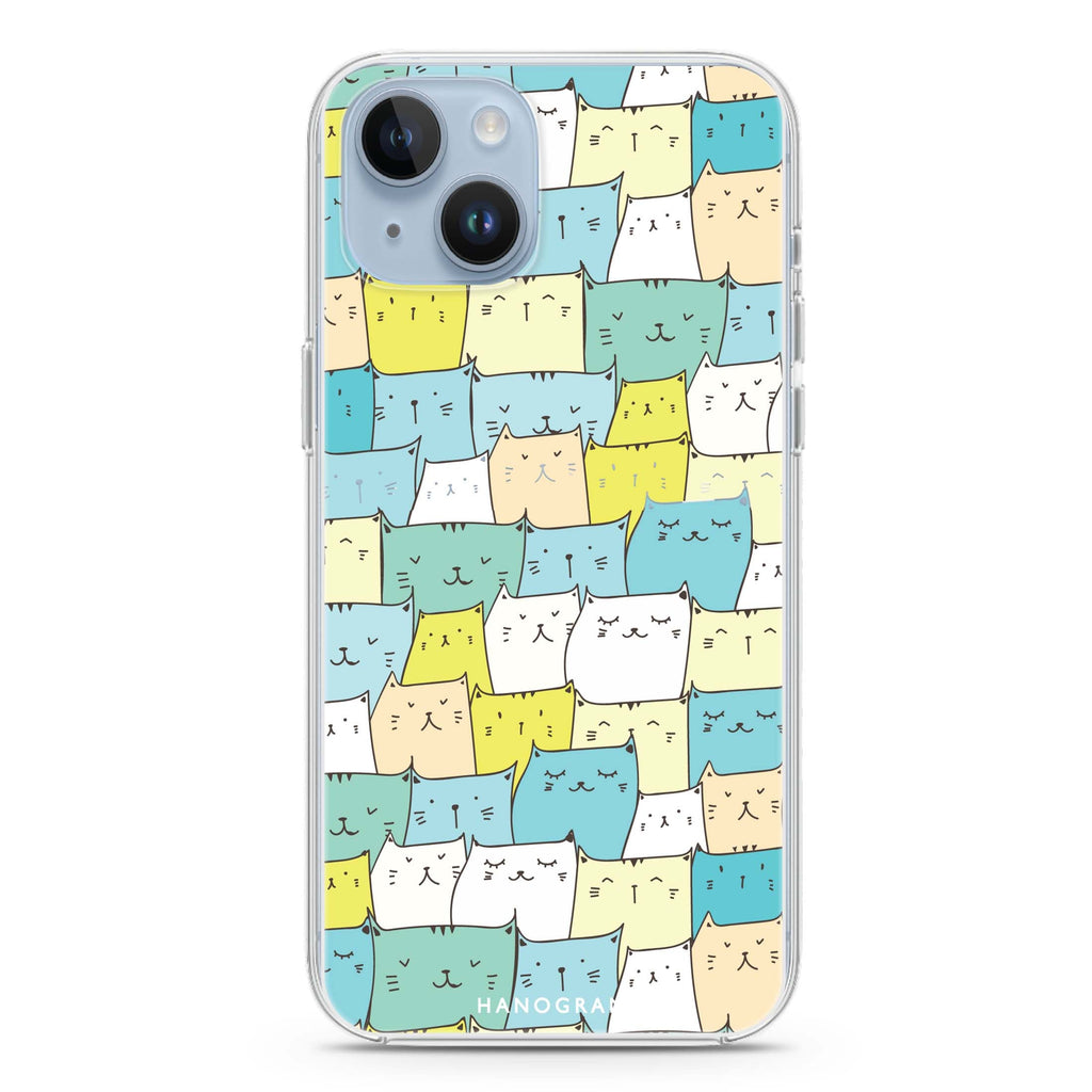 Kitty Chirps iPhone 14 Plus Magsafe 兼容水晶透明保護殼