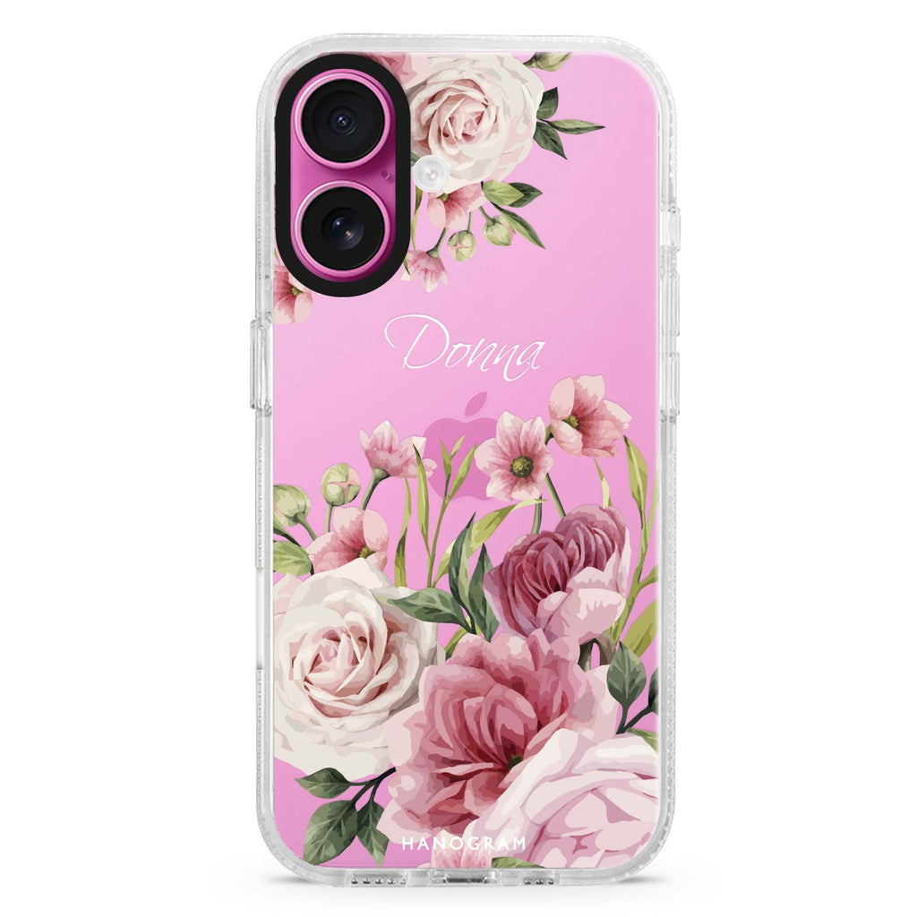 Beautiful Flowers 水晶透明保護殼