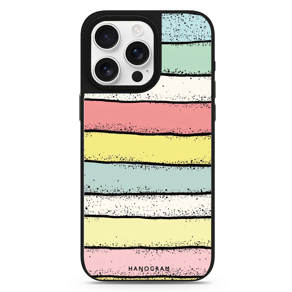 Glitter Stripe Charm 鏡面手機殼
