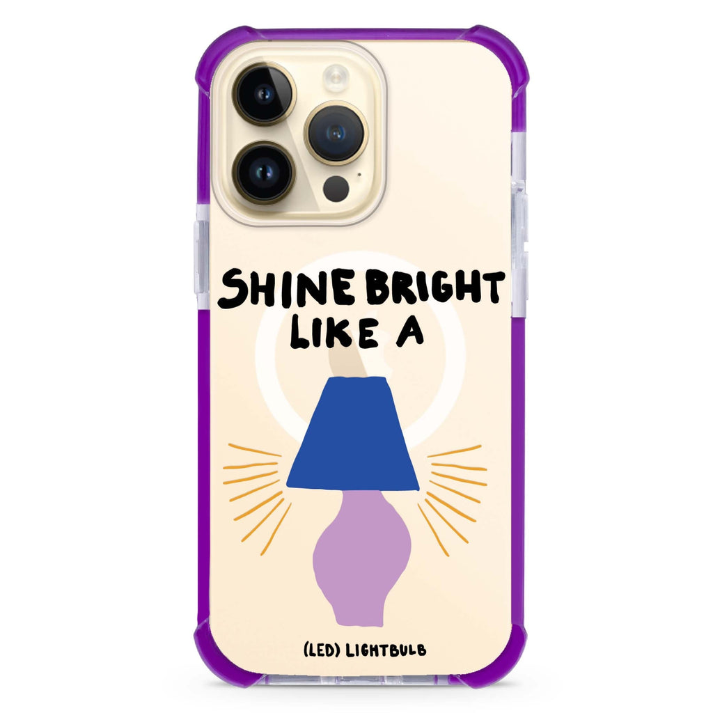 Shine Bright Like a LED iPhone Magsafe 兼容超強防摔保護殼