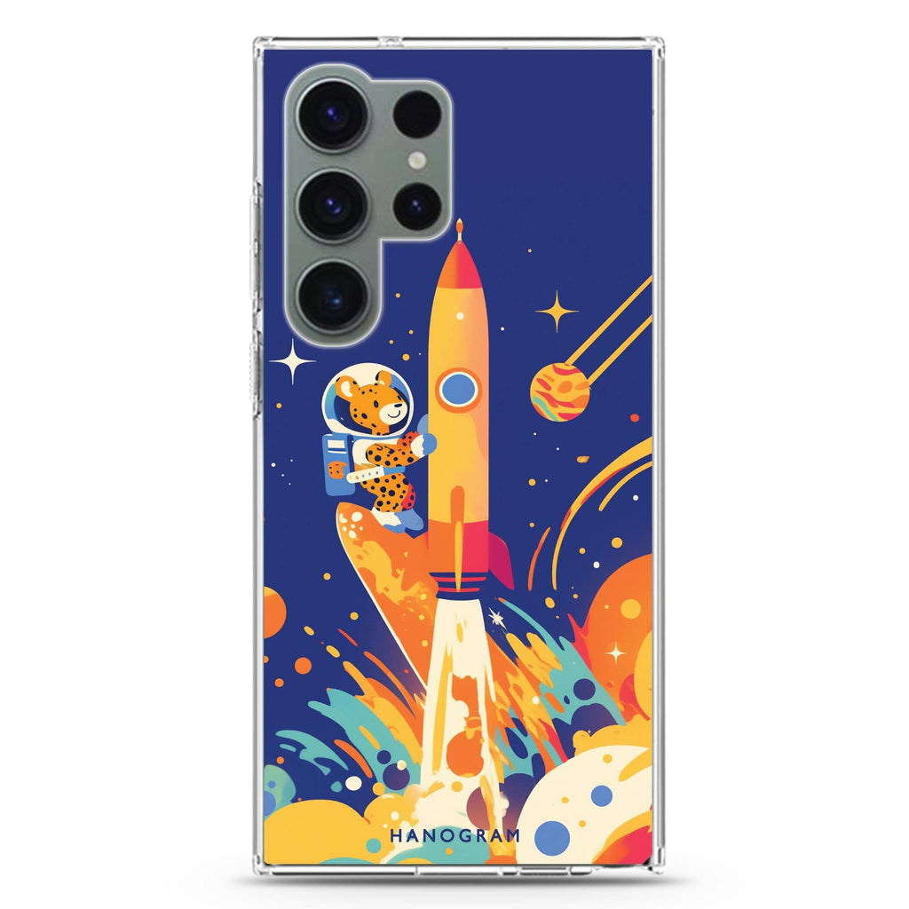 Surfing the Stars Samsung Galaxy Ultra 透明保護殼，適用 S26/S25/S24/S23 Ultra，圖1