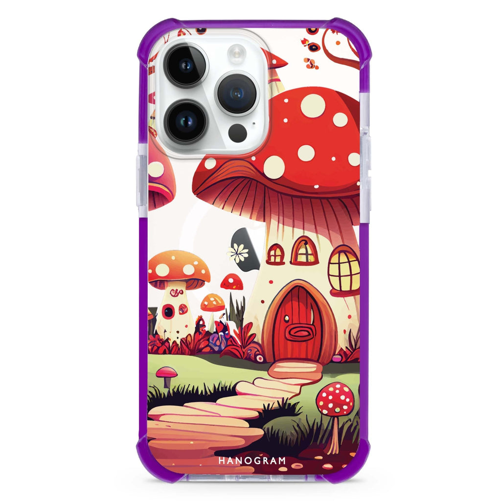 Mushroom Art iPhone Magsafe 兼容超強防摔保護殼
