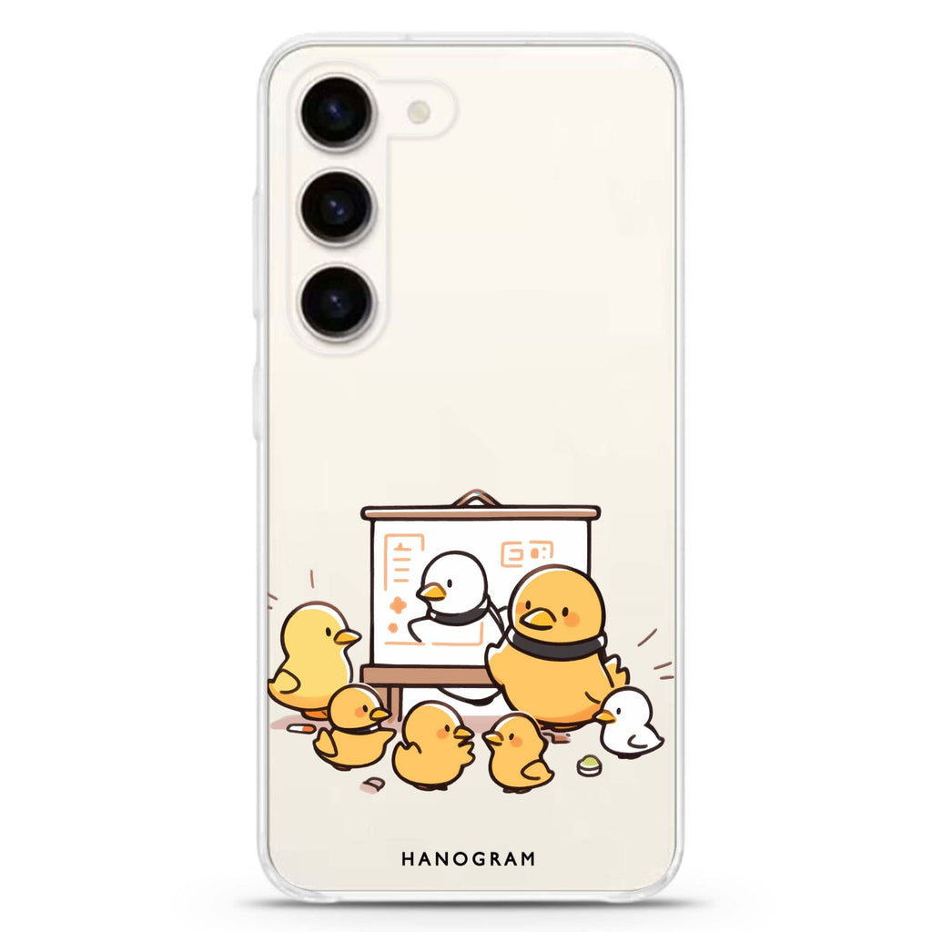 Duck Professor Samsung Galaxy 水晶透明保護殼