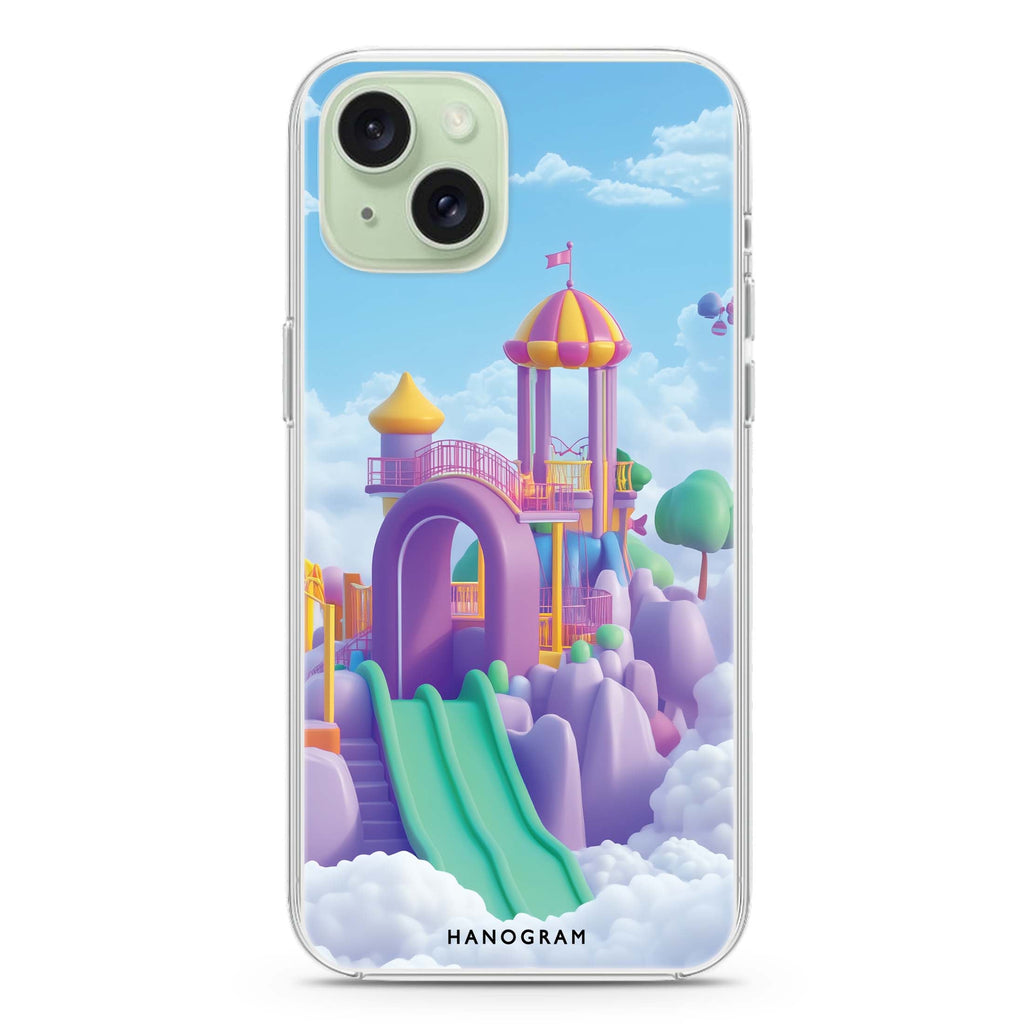 Cloudslide Carnival iPhone 15 Magsafe 兼容水晶透明保護殼