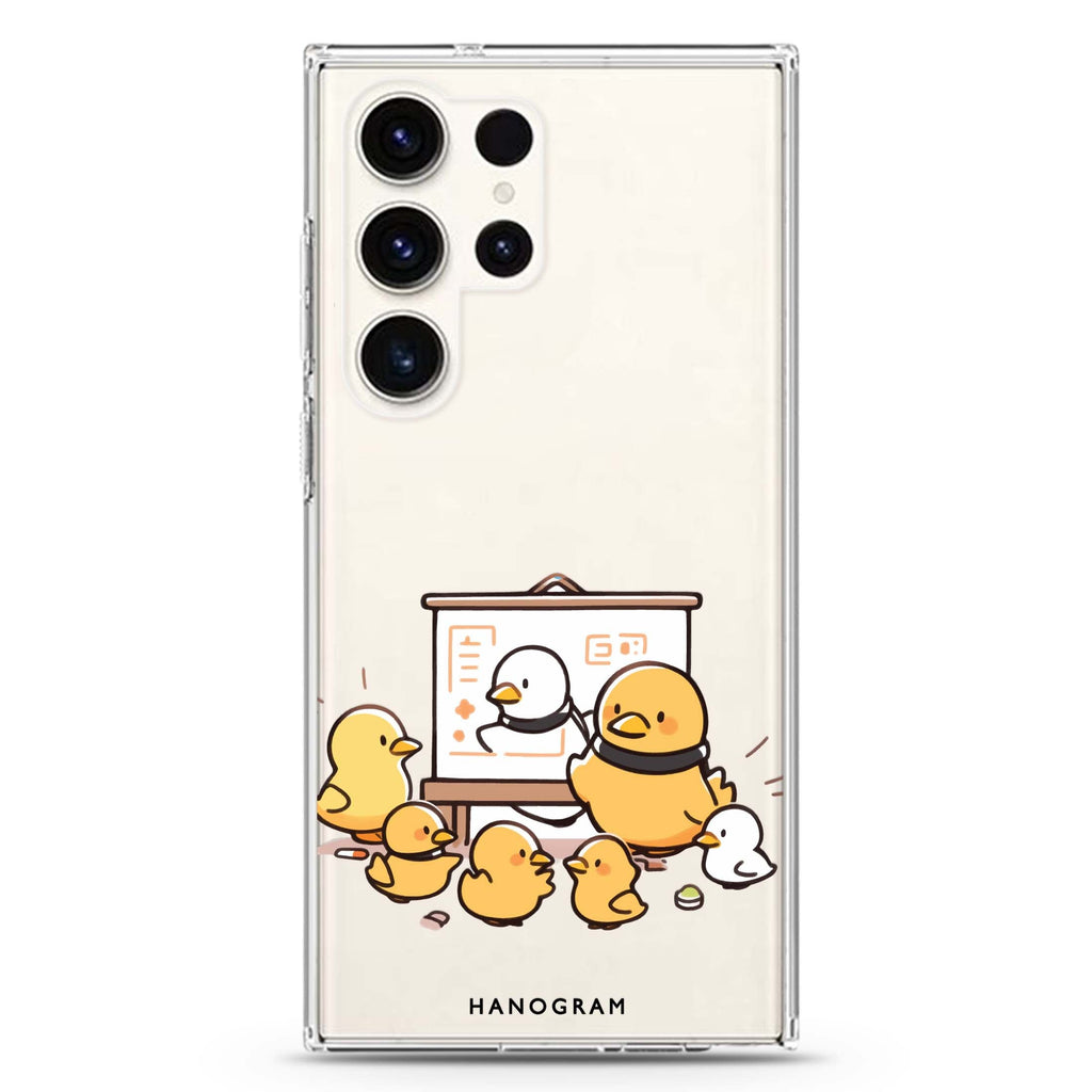 Duck Professor Samsung Galaxy Ultra 透明保護殼，適用 S26/S25/S24/S23 Ultra，圖1
