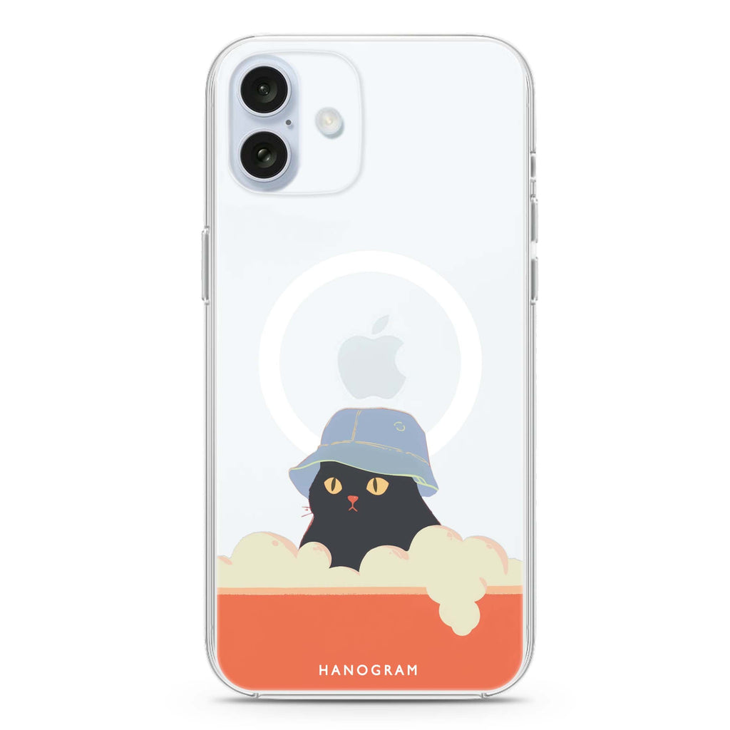 Bubble Meow Magsafe 兼容水晶透明保護殼