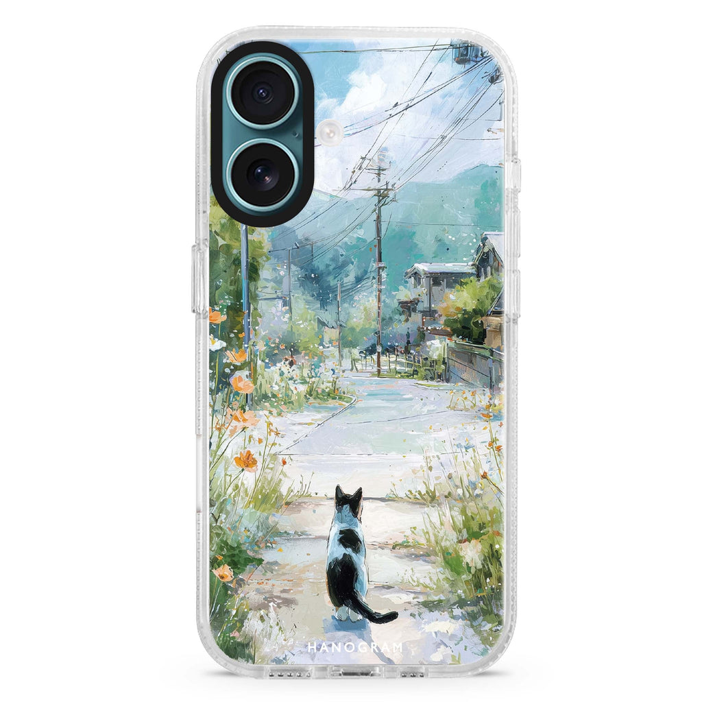 Sunny Day with a Cat 水晶透明保護殼