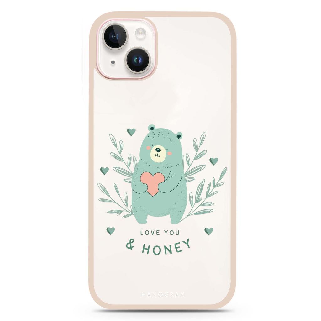 Honey Bear iPhone 15 Plus 防衝擊保護殼