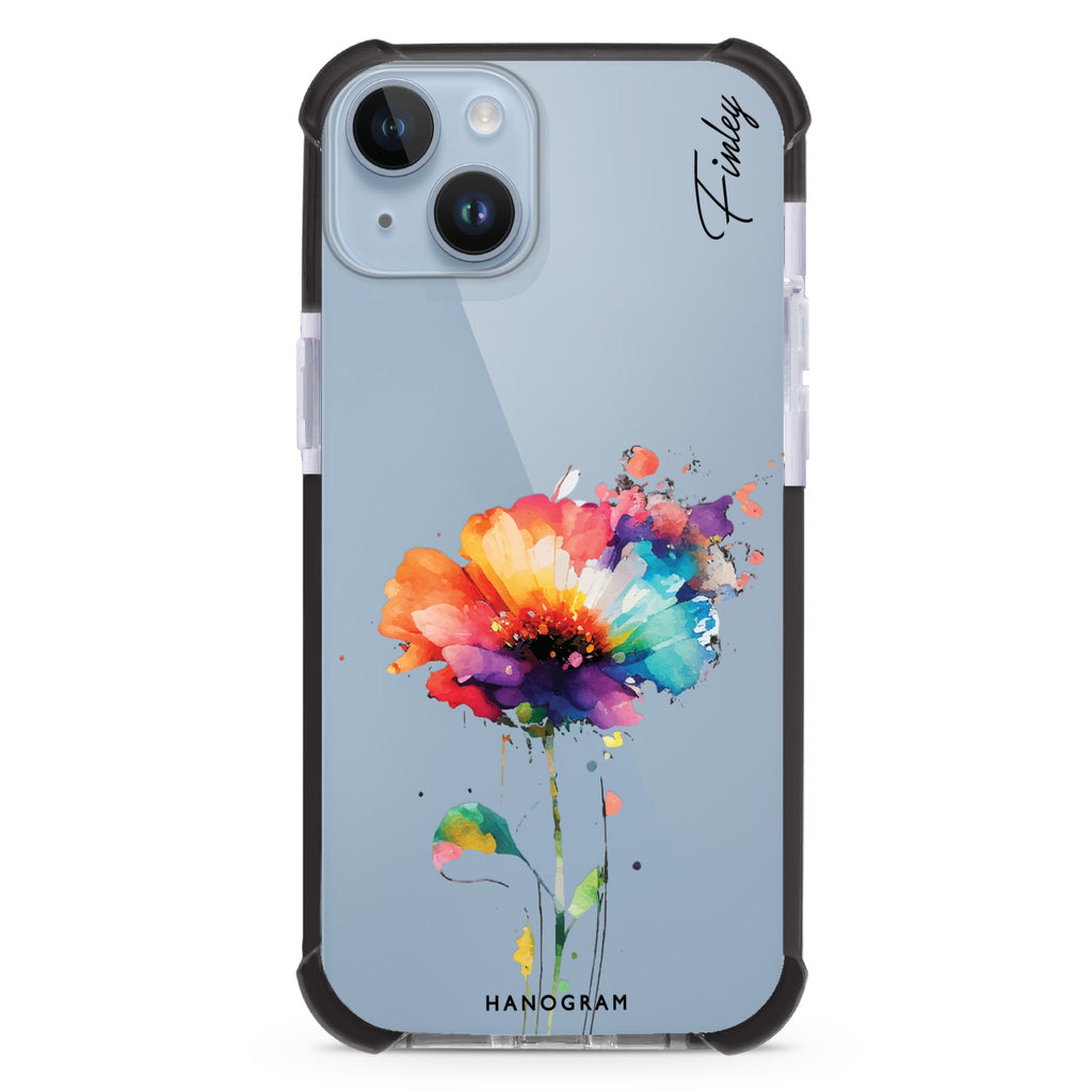 A Beautiful Watercolour Flower 超強防摔保護殼