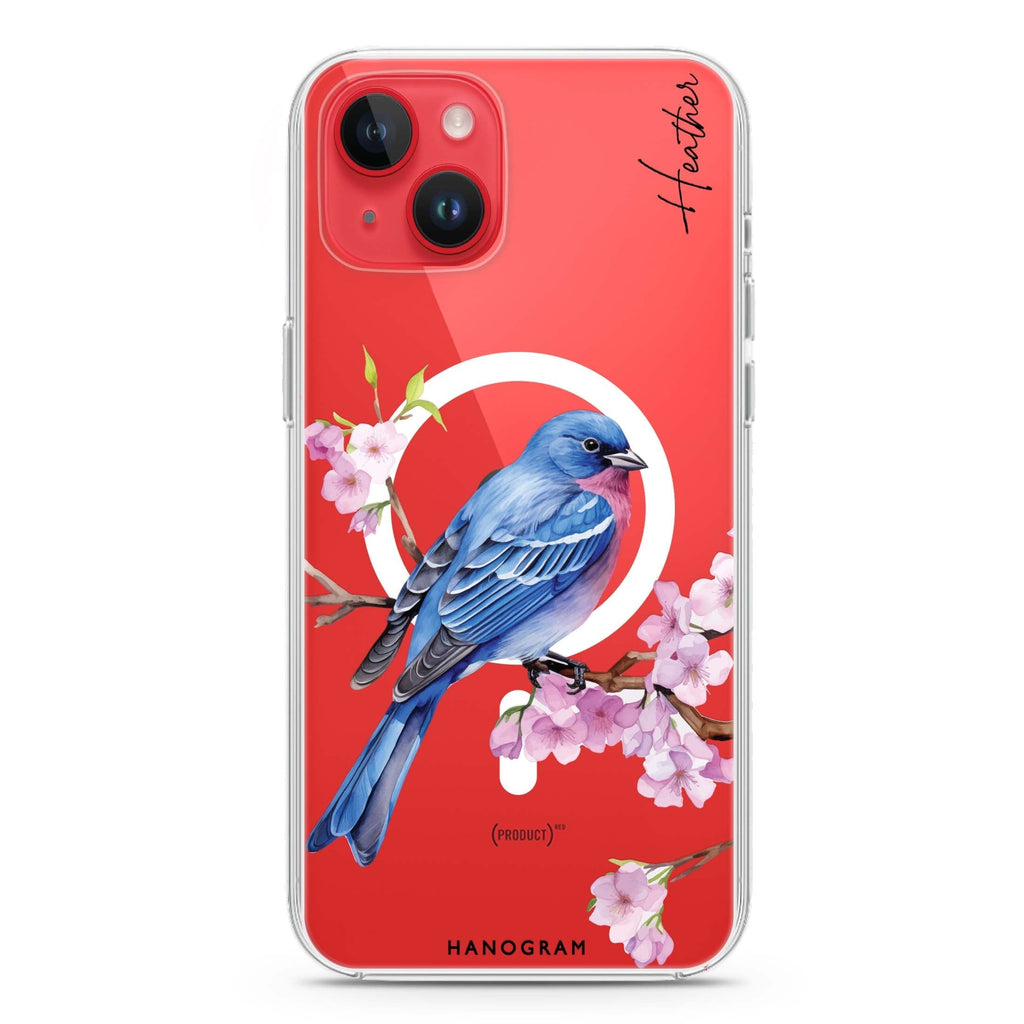 Indigo Serenade iPhone 14 Magsafe 兼容水晶透明保護殼