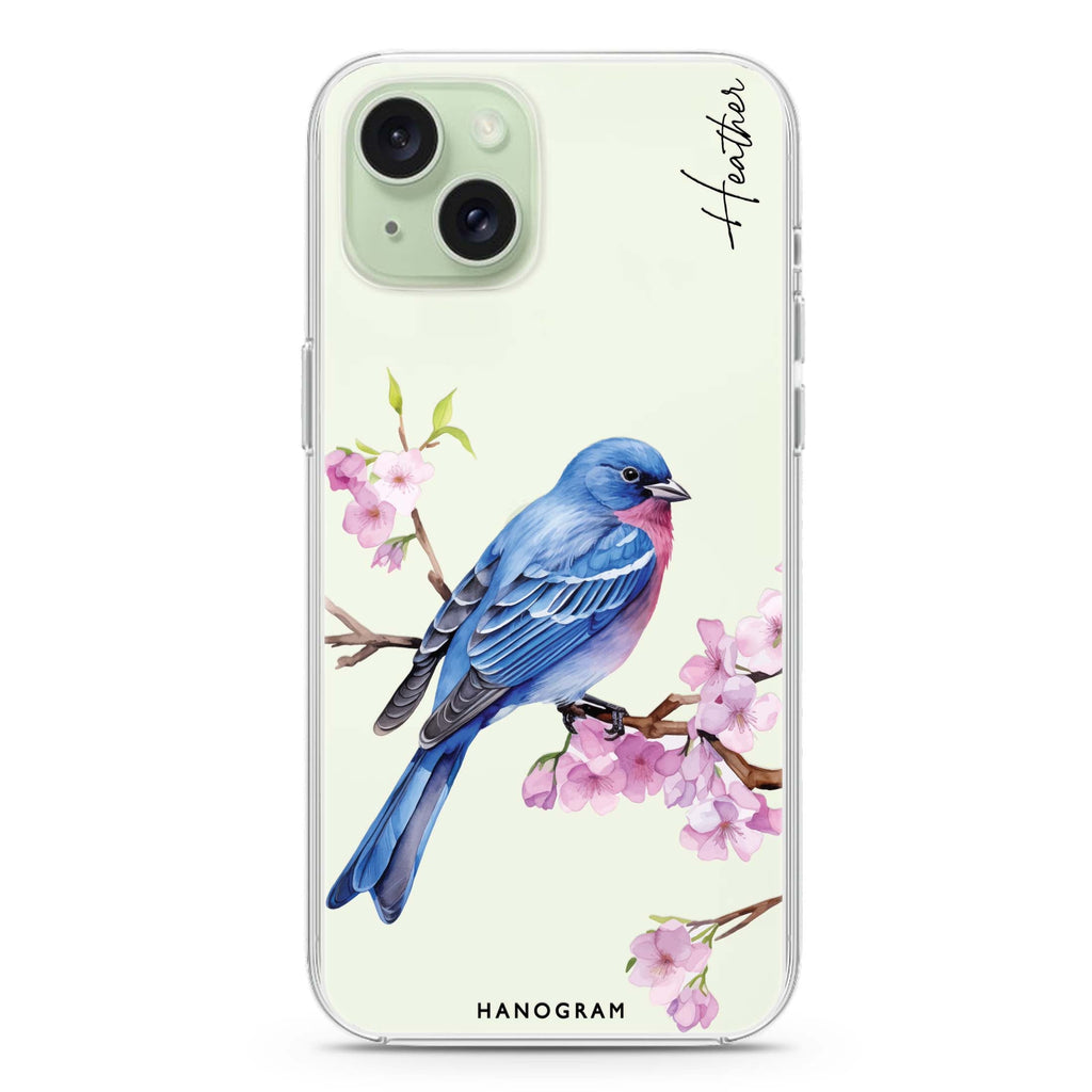 Indigo Serenade iPhone 15 Plus水晶透明保護殼