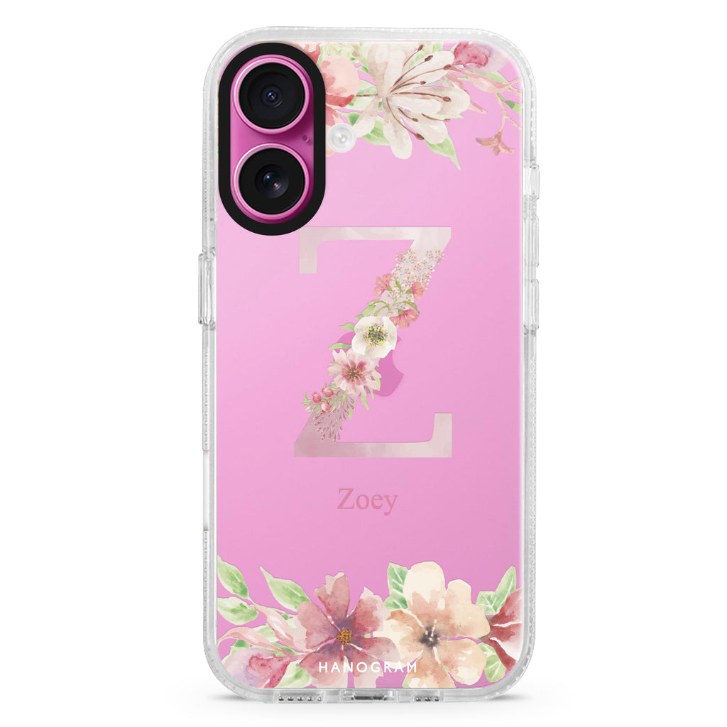 Monogram & Floral 水晶透明保護殼