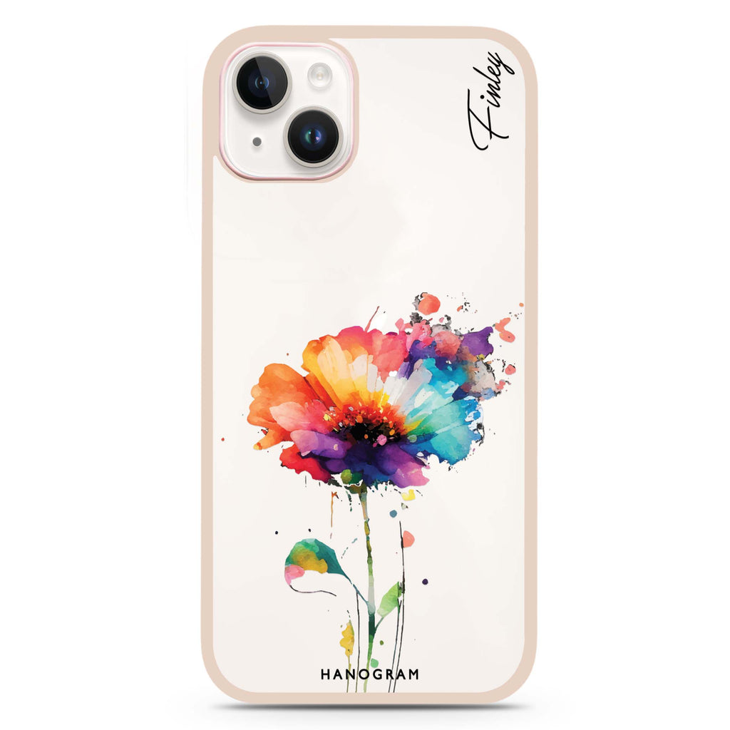 A Beautiful Watercolour Flower iPhone 15 Plus 防衝擊保護殼