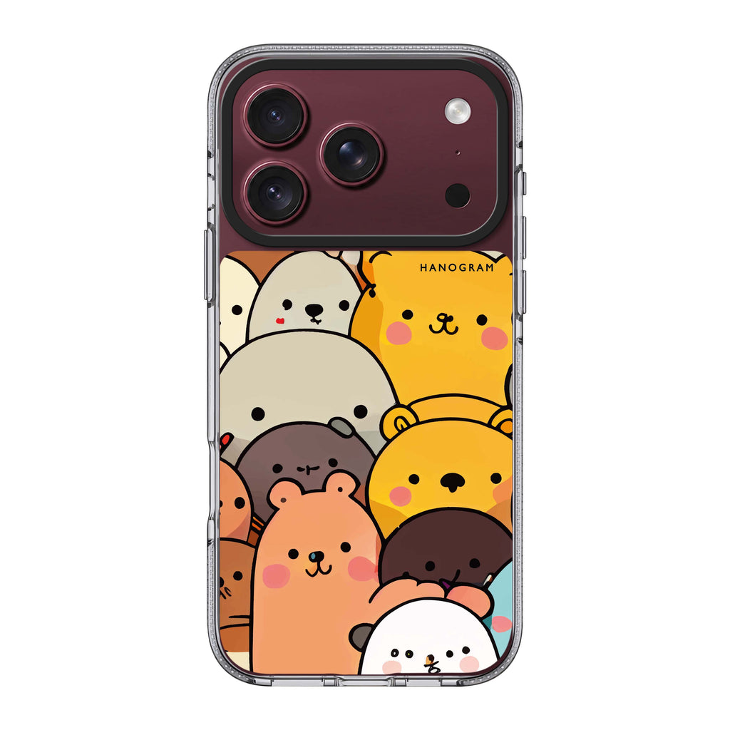 Cute animals 水晶透明保護殼
