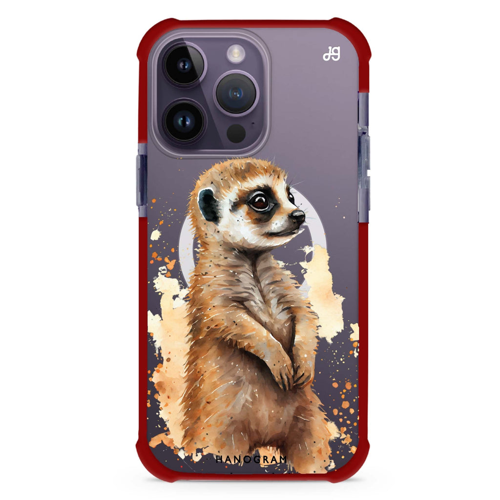 A Meerkat iPhone Magsafe 兼容超強防摔保護殼