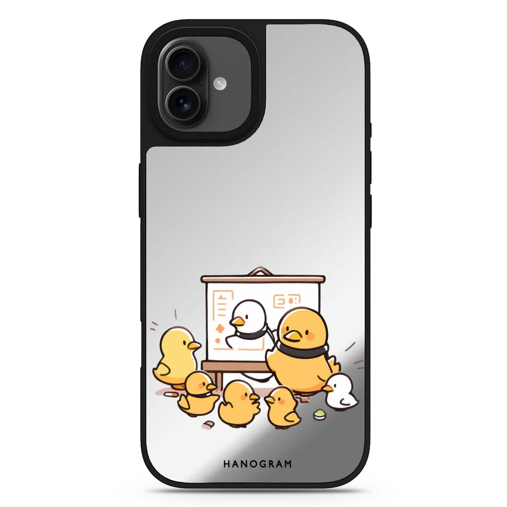 Duck Professor iPhone 17 鏡面手機殼 主圖設計