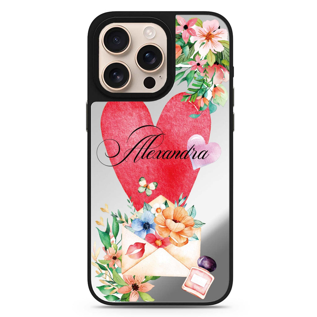Floral Love Letter 鏡面手機殼