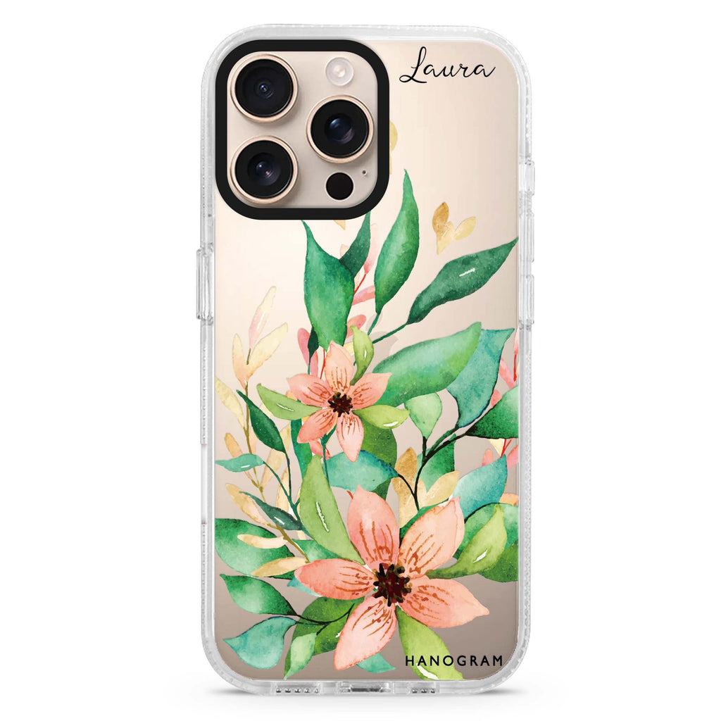 Floral Bloom iPhone 16 Pro & 16 Pro Max Case - Personalized and Stylish Protection