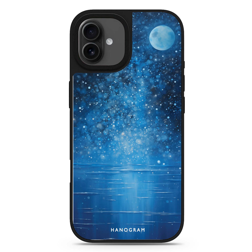 Lunar Azure iPhone 17 鏡面手機殼 主圖設計