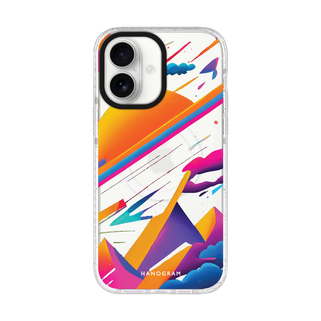 Galaxy Art iPhone 17 水晶透明保護殼正面展示