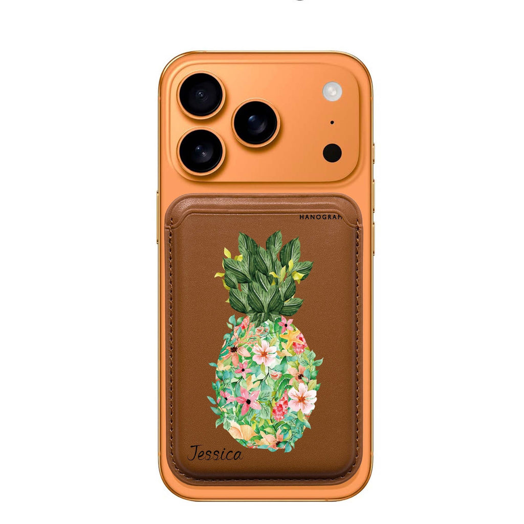 Floral Pineapple Magsafe 卡套