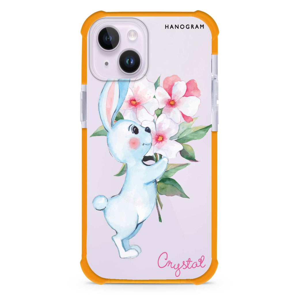 Rabbit And Flowers 超強防摔保護殼