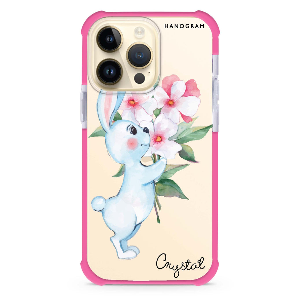 Rabbit And Flowers 超強防摔保護殼