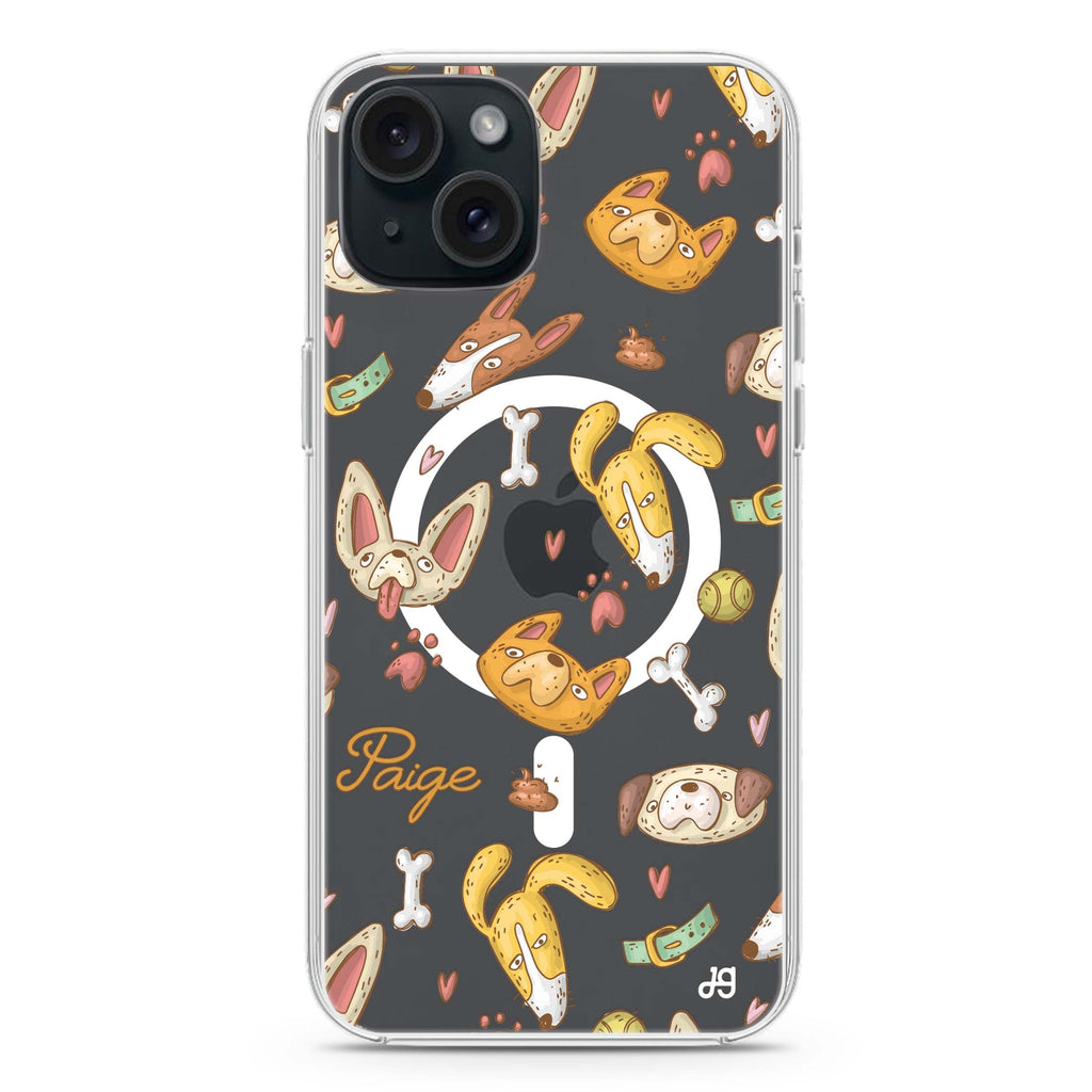 BOW BOW iPhone 15 Magsafe 兼容水晶透明保護殼