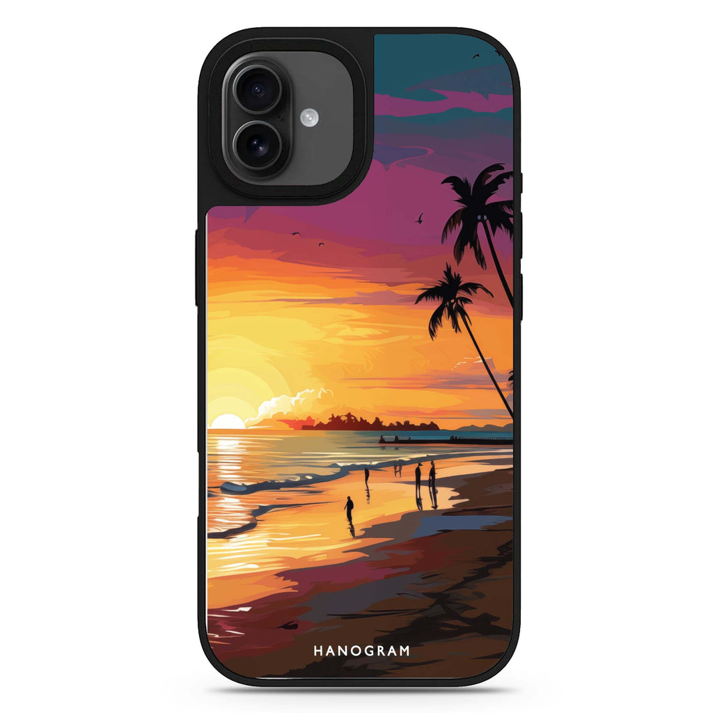 Sunset Glow iPhone 17 鏡面手機殼 主圖設計