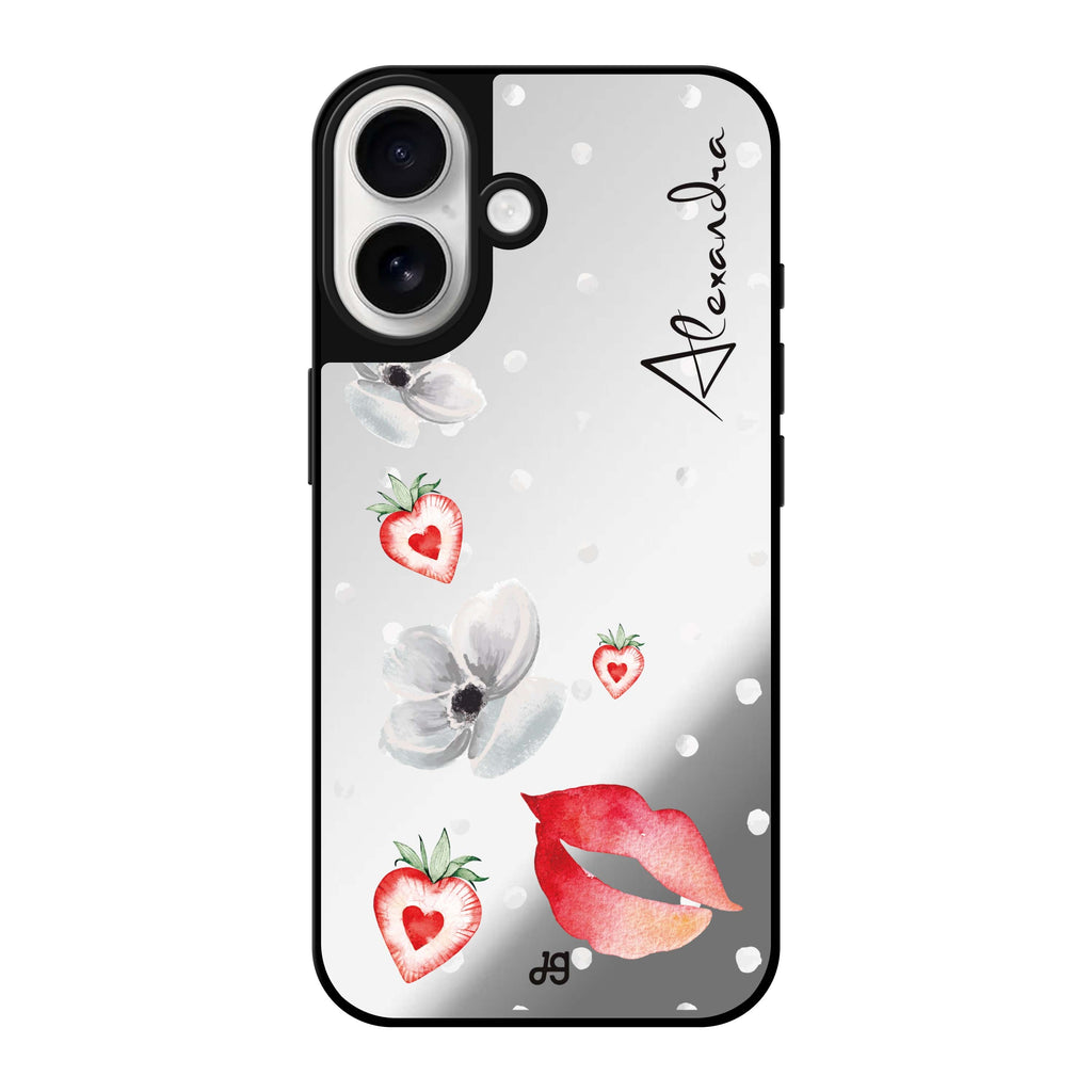 Reflective iPhone 16 Mirror Case –The First Date Design