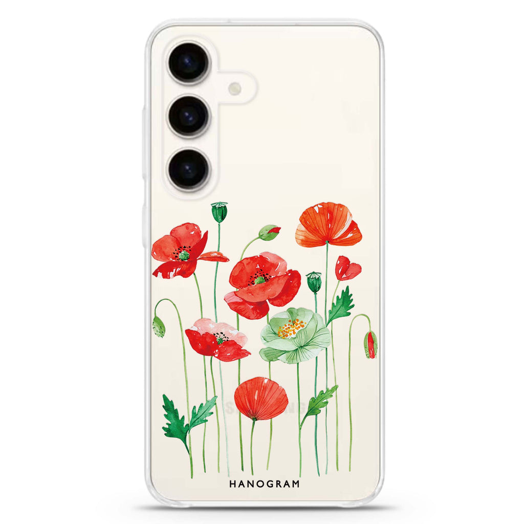 Poppy Stem Ballet Samsung Galaxy 水晶透明保護殼