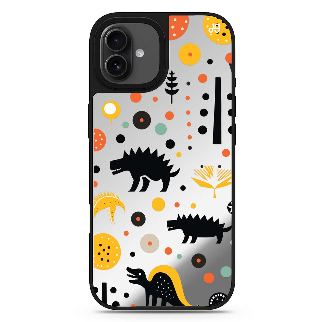 Cuddly Rex iPhone 17 可愛動物鏡面手機殼 主圖設計